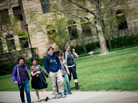Prospective students toured Oberlin this past week.