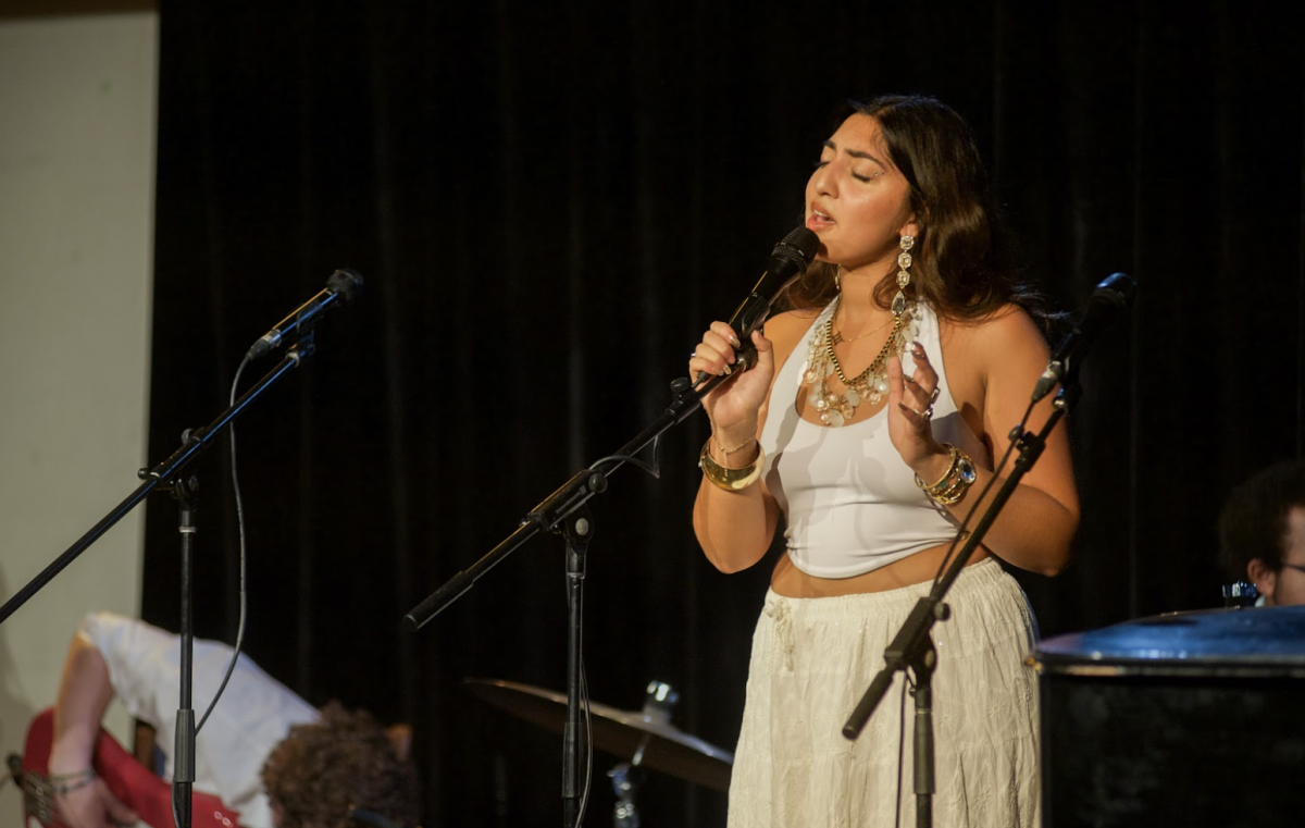 Ayesha Ghosh sings.