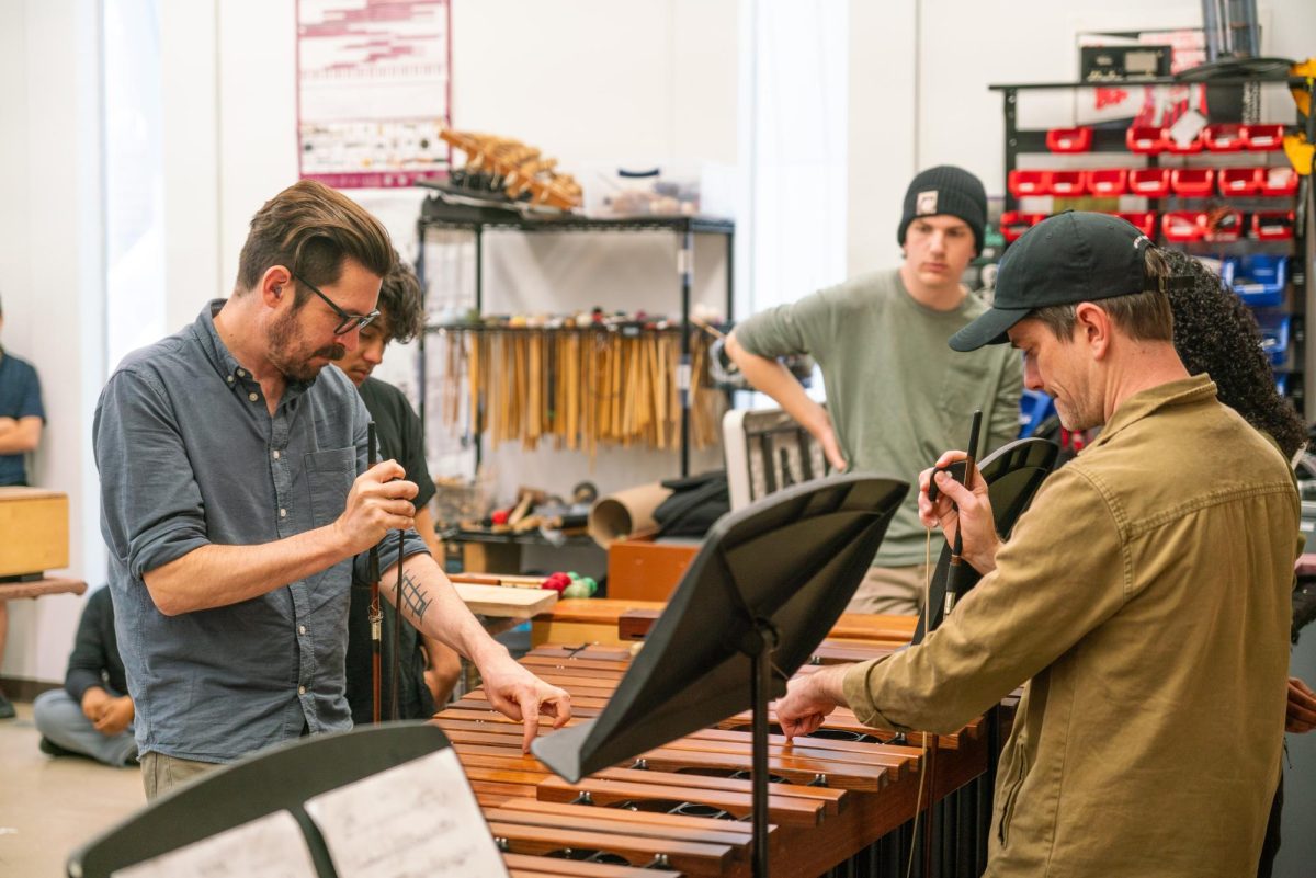 Third Coast Percussion leads a masterclass.