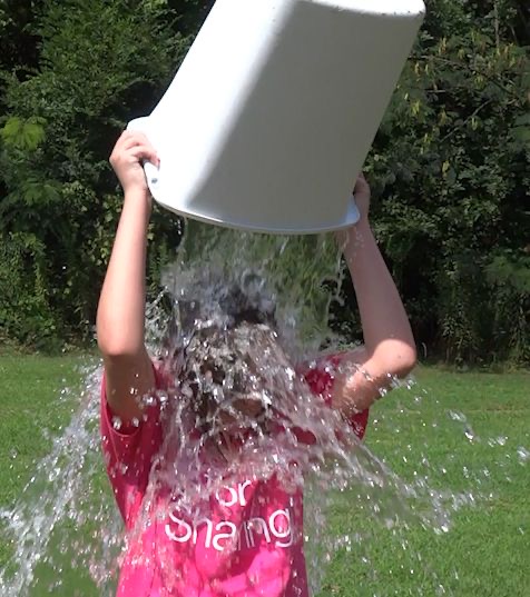 The Ice Bucket Challenge.